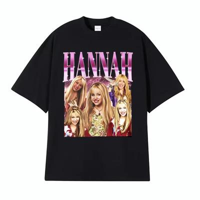 Limited Retro Hannah Montana Movie T Shirts Unisex Women Harajuku High Street Oversized Tshirt Casual Comfort Short Sleeve T Shirt
