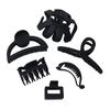 6 Stück farbige neutrale Kern-Klammer-Haarspangen für dickes Haar, Damen-Haarschmuck, modische Kunststoff-Krabbenkralle Bobby P