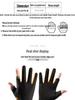 Summer Thin Non-Slip Anti-Stab Fishing Gloves with Exposed Two Fingers for Lure, Casting, Baiting, and Sea Fishing