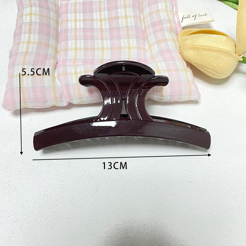 Hot-Selling Large Plastic Hair Clip for Women, Elegant and Simple Shark Clip with a High-End Feel for Updo Hair