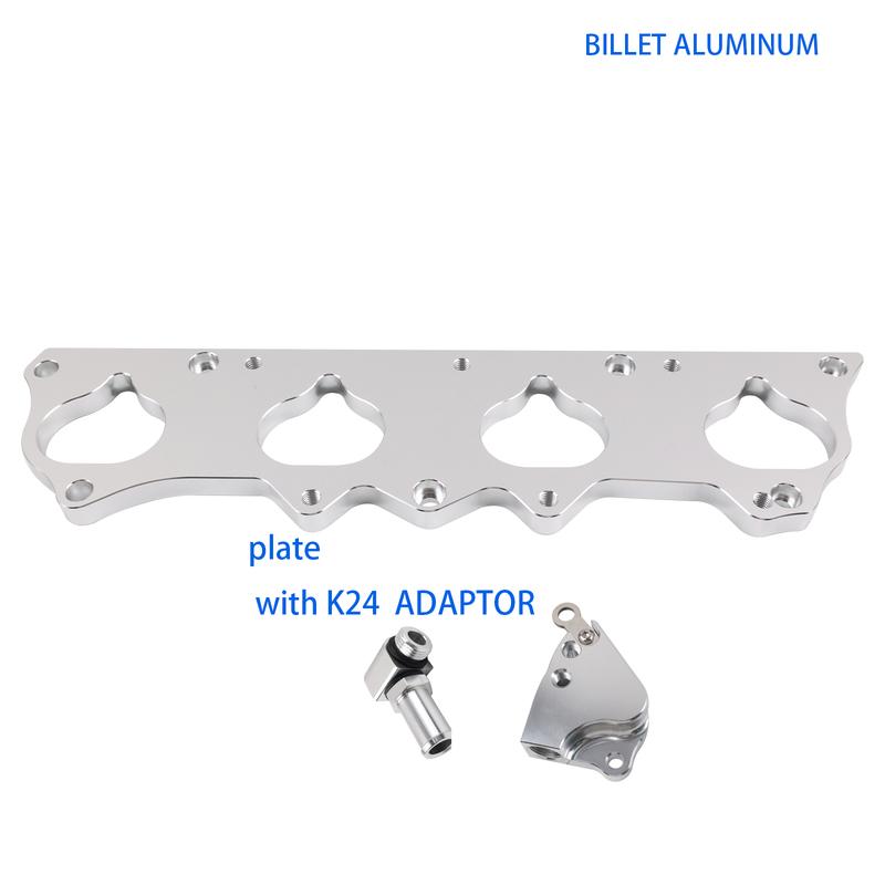 K24 style Head to KSWP S2000 Intake Manifold PLATE with Recirculation K24A ADAPTER FOR 00-09 Honda S2000 F20c/F22c