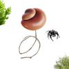 Jumping Spider Enclosure Accessories Magnetic Ornament Mushroom Spider Cage Accessories For Reptile Mantis Scorpion Small