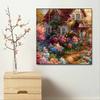 New Arrival 5D DIY Full Circle Diamond Painting "Castle Garden" Embroidery Cross Stitch Home Decor Gift