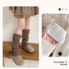 Autumn Winter Socks Leg Warmer Stockings Socks for Girls 2-13 Years Knitted Leg Cover Crochet Long Stockings Socks