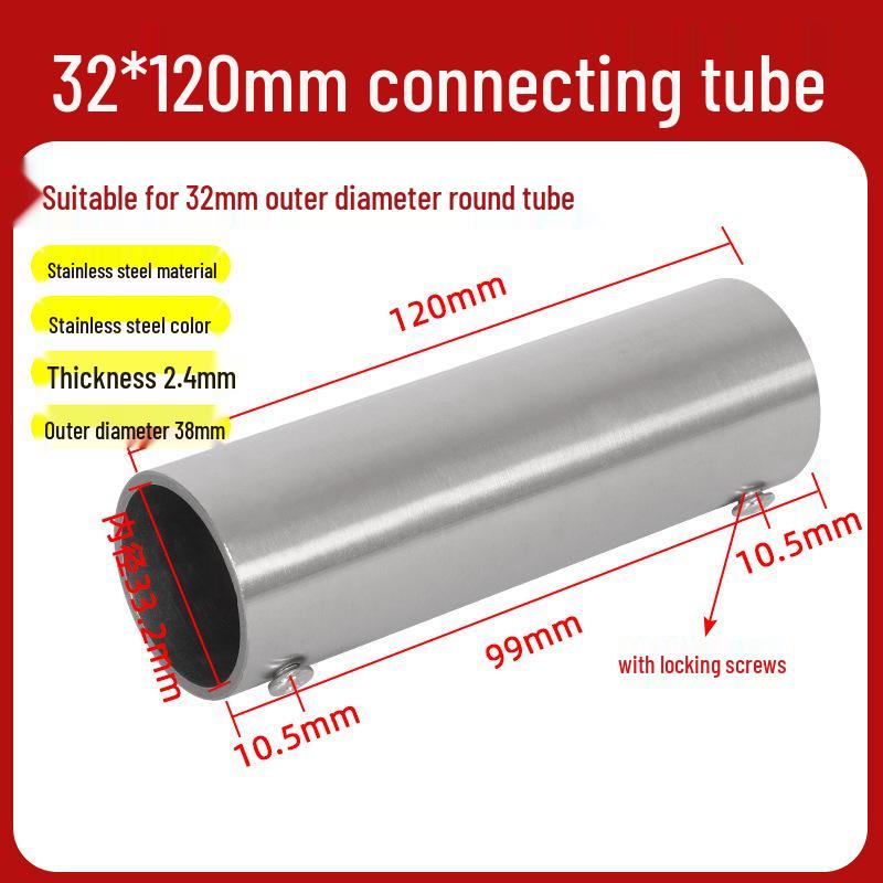 Nerezové konektory pro trubky o průměru 25-51 mm
