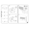 For Liftmaster Garage Remote Control Rack Wear Resist Acrylic RC Storage Holder with Screw & Hook for Car Garage Door Supplies