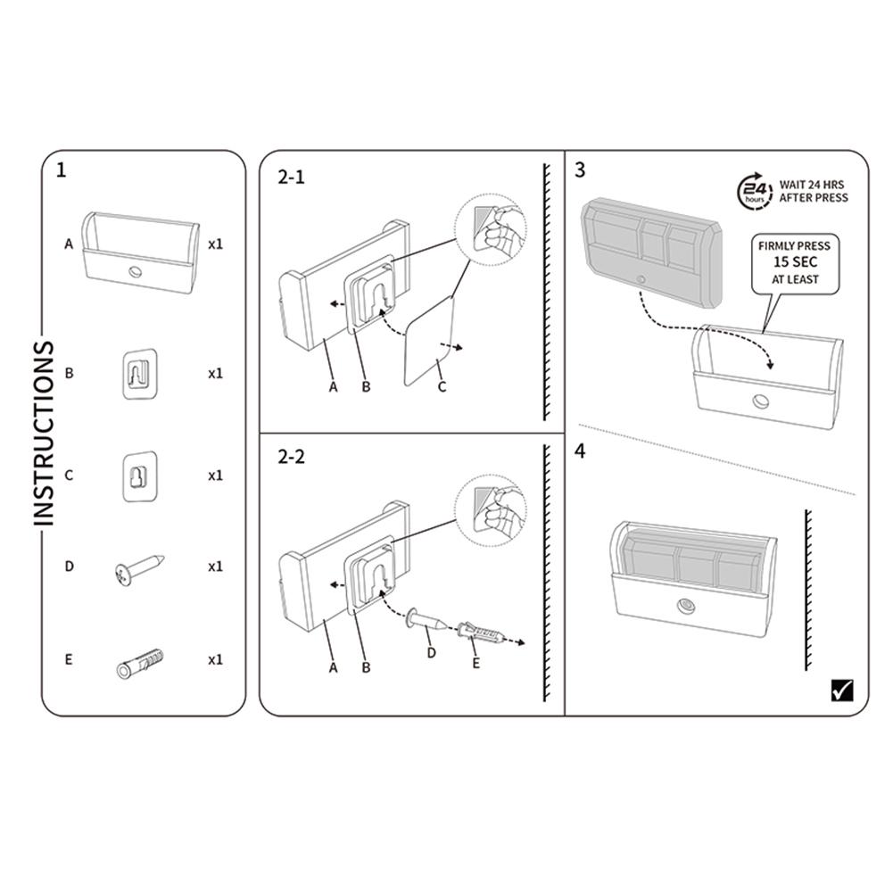For Liftmaster Garage Remote Control Rack Wear Resist Acrylic RC Storage Holder with Screw & Hook for Car Garage Door Supplies