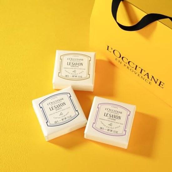 LOCCITANE Le Savon Zestaw prezentowy mydeł stałych 100g 3 sztuki