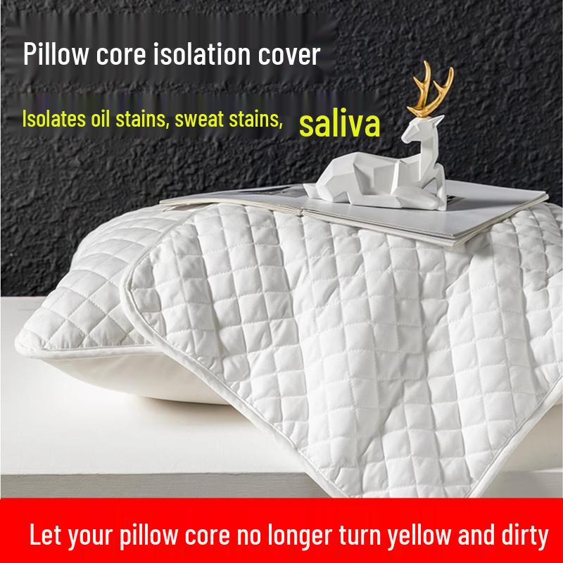 Anti-Mite, Anti-Sweat Quilted Pillowcase: Home Use Protector Against Dirt & Oil
