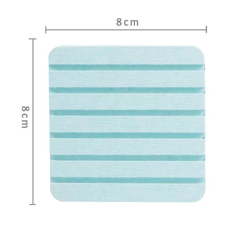

Diatomite Soap Dish Fast Drying Soap Saver Soap Bar Holder for Bath Shower Self-Dry Soap Container Bathroom Accessories 8x8CM