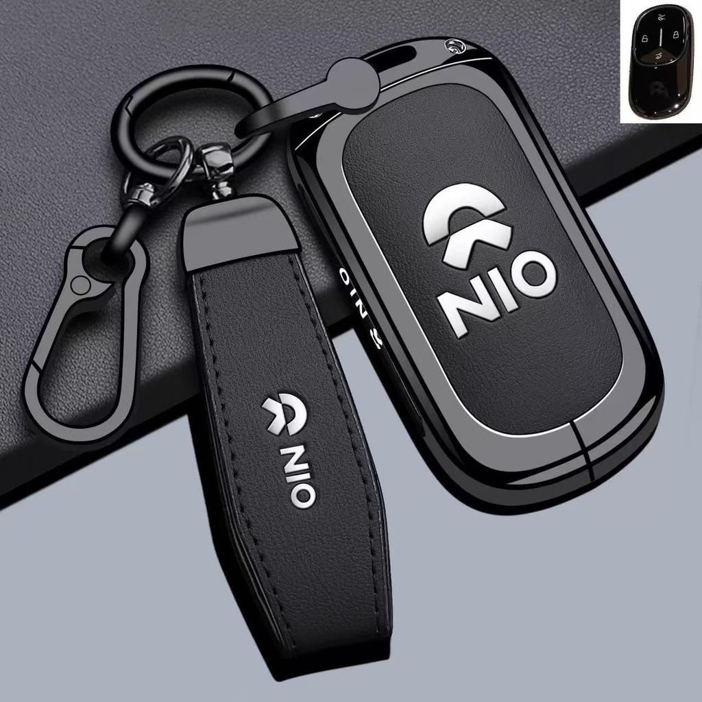 Capa de Chave Compatível para Nio ES8, Novo ET5, ET7, ET9, EC6, ES6, EC7, ES7 - Concha de Fivela de Bolsa de Carro.