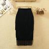 Women Sexy Tassels Party High Waist Club Fashion Skirt