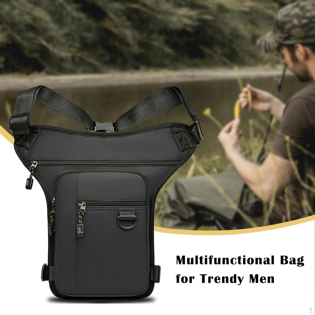 Bag Hip Pouch Crossbody Pouch, Thigh Waist Fanny Pack for Running Travel Casual Fishing Riding