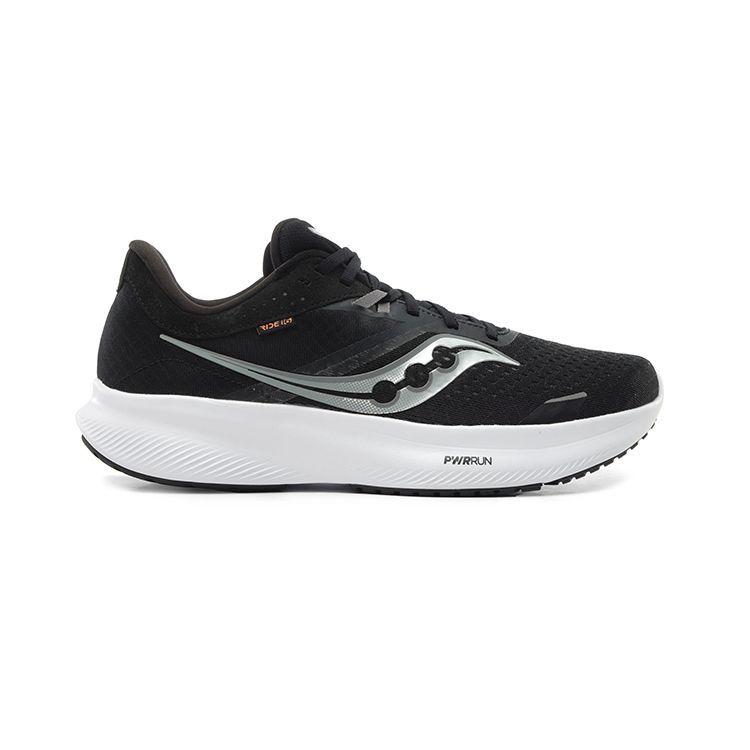 Saucony Ride 16 Black White Unisex Sneakers S20830-05