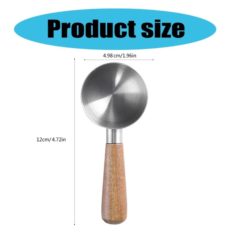Kitchen Coffee Spoon Easy to Use Coffee Utensils Measuring Spoon with Handle Coffee Powder Spoon Coffee Brewing Utensils