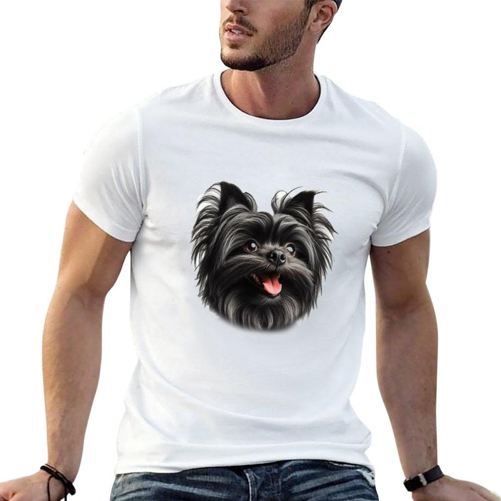 Affenpinscher Dog Mom Cute Pet Tshirt Fashion Print Casual Short Sleeve