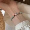 Handmade Star-Moon Bodhi Turquoise Lucky Bracelet, Retro New Chinese Ethnic Style Unisex Jewelry, Travel Souvenir