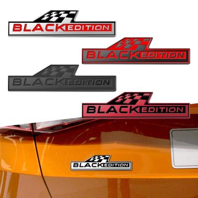 3D mașină styling ediție neagră emblemă insigna metalică autocolante portbagaj spate decalcomanii pentru Skoda Fabia Enyaq Octavia Monte Carlo Superb VRS