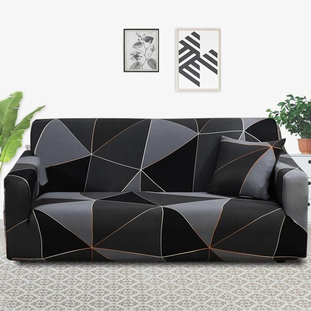 

Elastic Stretchy Sofa Cover Slipcoversall -Inclusive Couch Case Different Shape Sofa Furniture Loveseat Chair Furniture L -Style Need 2 Sofa Case Small 90-140cm