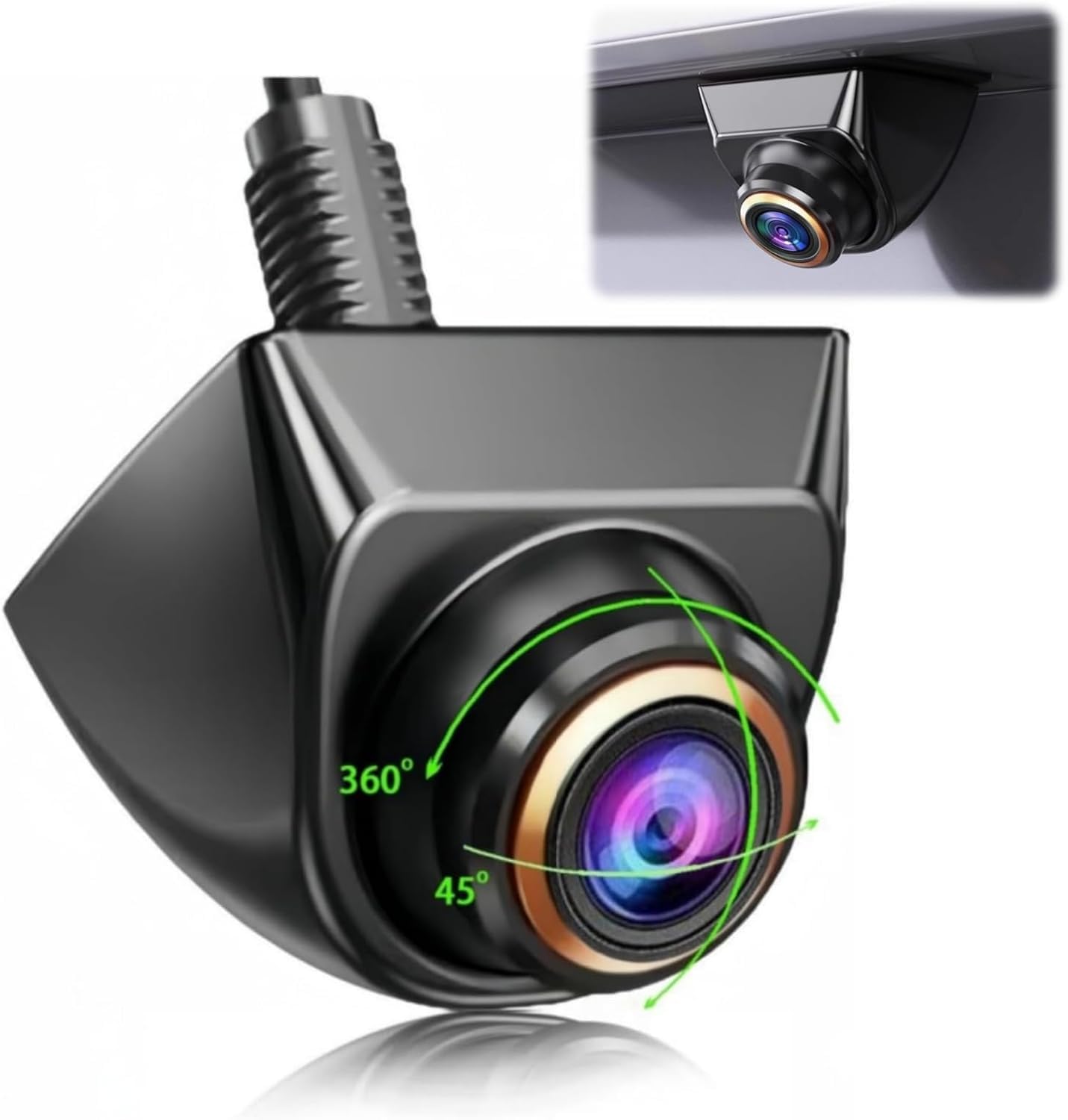 

Epronic 360° Rotating Reverse Camera Support Front and Rear View HD Back Camera Night