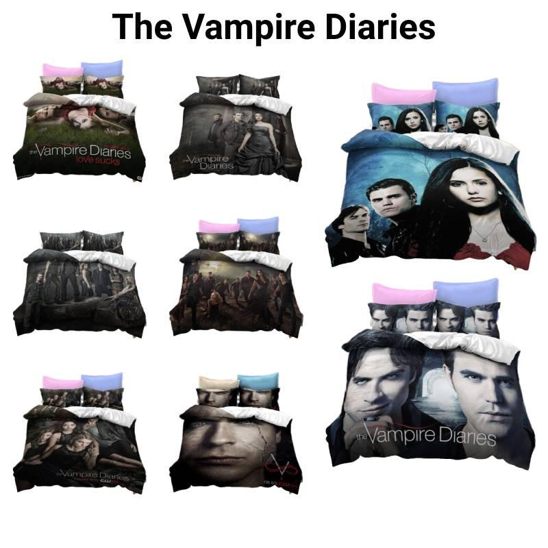 Vampire Diary 3d Printed Bedding Set Soft And Durable Polyester Fiber Material