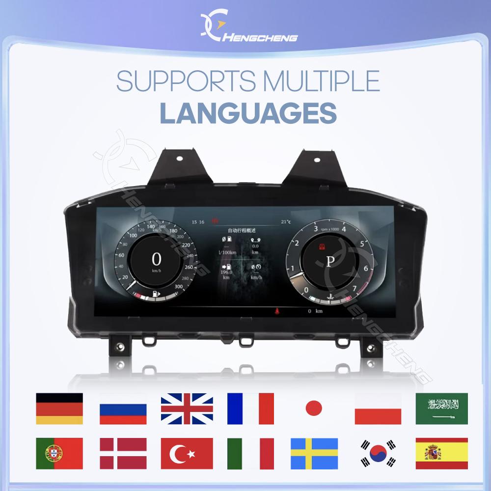 For Land Rover Discovery 5 2017-2025 Carplay Digital Cluster LCD Dashboard Player Cockpit Virtual Instrument