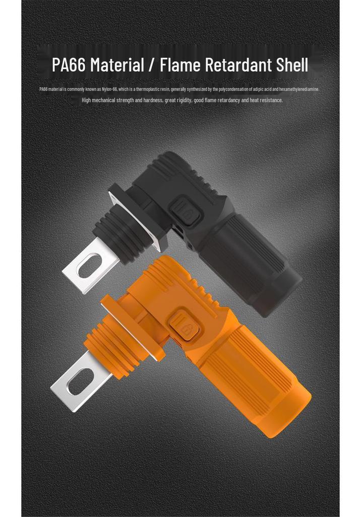 1500V High Voltage 350A Energy Storage Connector: Single Core Male/Female Plug for Battery Pack
