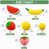 Strawberry Banana Peach Squishy Squeeze Toy Jumbo Squishy Slow Rising Toy  Adults Kids