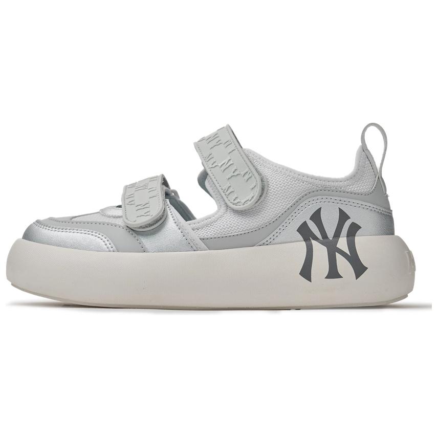 

New MLB Chunky Base Anti Slip Wear Resistant River Trekking Shoes Women s Silver Gray Black 3ASDCMB43-50GRS 41