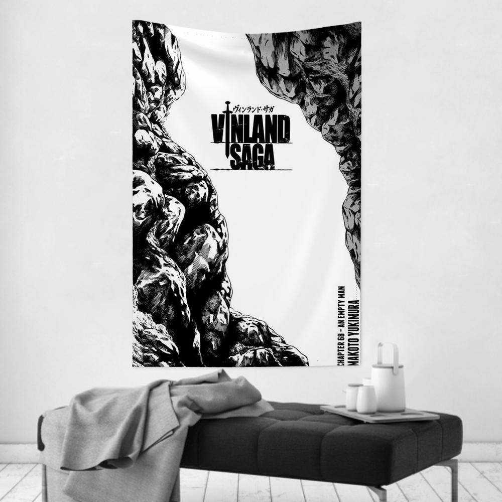 Anime Comics Tapestry Room Decor VVinland Sagas Wall Cloth Party Hanging Background Room Decor Baby Room