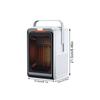  220V Electric Heater Warm Blower Portable Desktop Household Heating Stove Radiator Warmer Machine for Winter Home