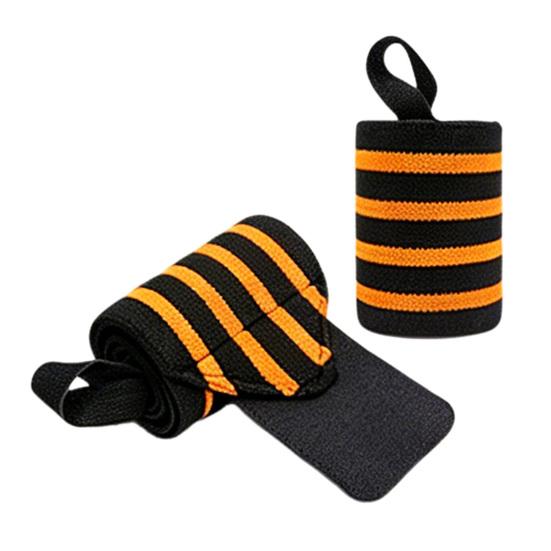 2Pcs Wrist Compression Strap Adjustable Wrist Support Wrap Sprain Prevention Men Women Strength Training Weightlifting Deadlifts Wrist Brace