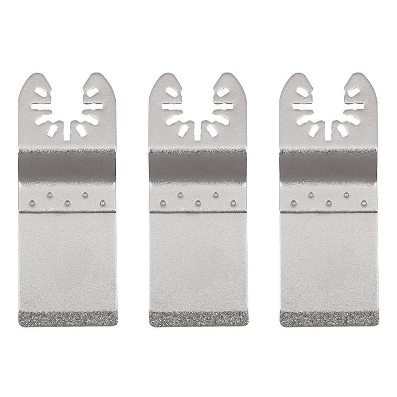 

3Pcs Quck-Release Diamond Oscillating Tool Saw Blades Multi-Tool Power Renovator Trimmer Saw Blades For Grout Removal Soft Tile 3pcs