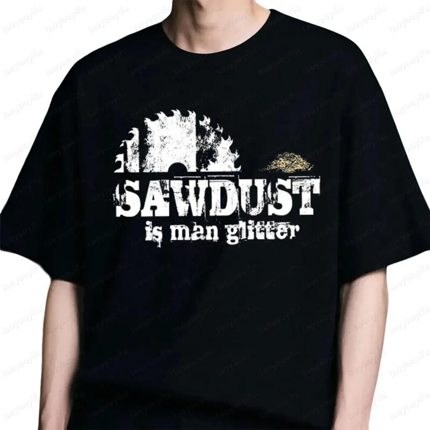 

Sawn Timber Worker T-shirt Father s Day Gift for The Construction Worker Dad Mens Casual Summer Round Neck Short Sleeve S чёрный
