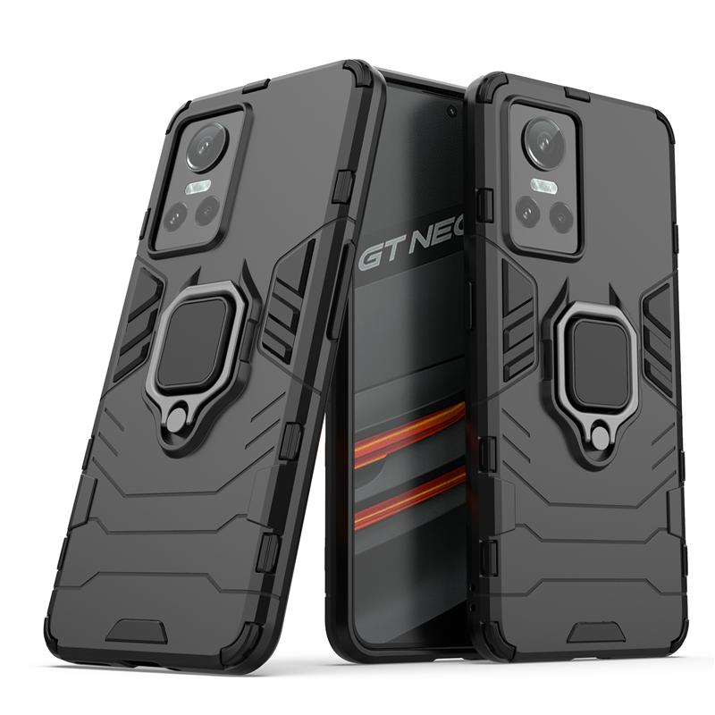 For Realme GT Neo 3 5G Case Armor Finger Ring Bracket Shockproof Bumper Realme GT Neo 3 Cover For Realme GT Neo3 Neo2 Realme GT