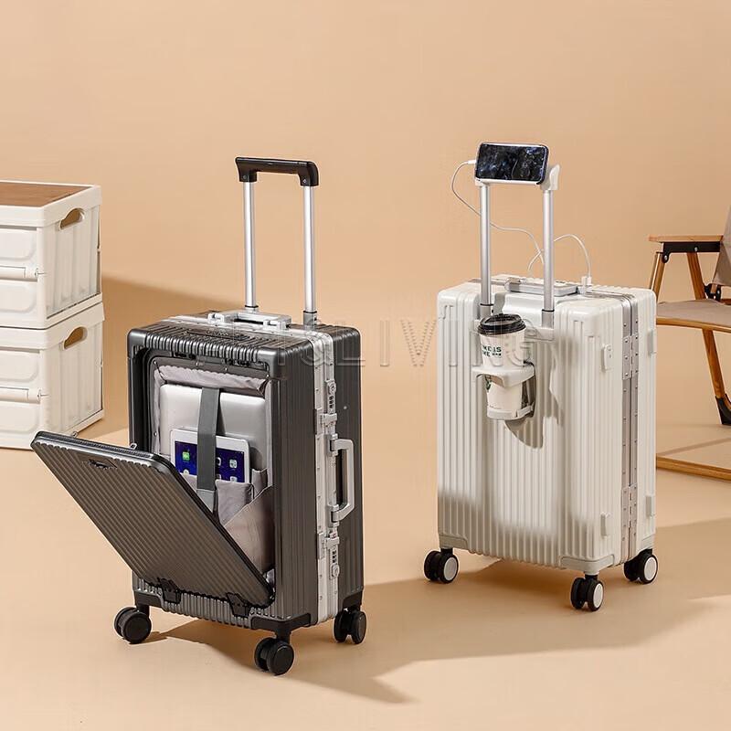 ART&LIVING Business Front-Opening Travel Suitcase