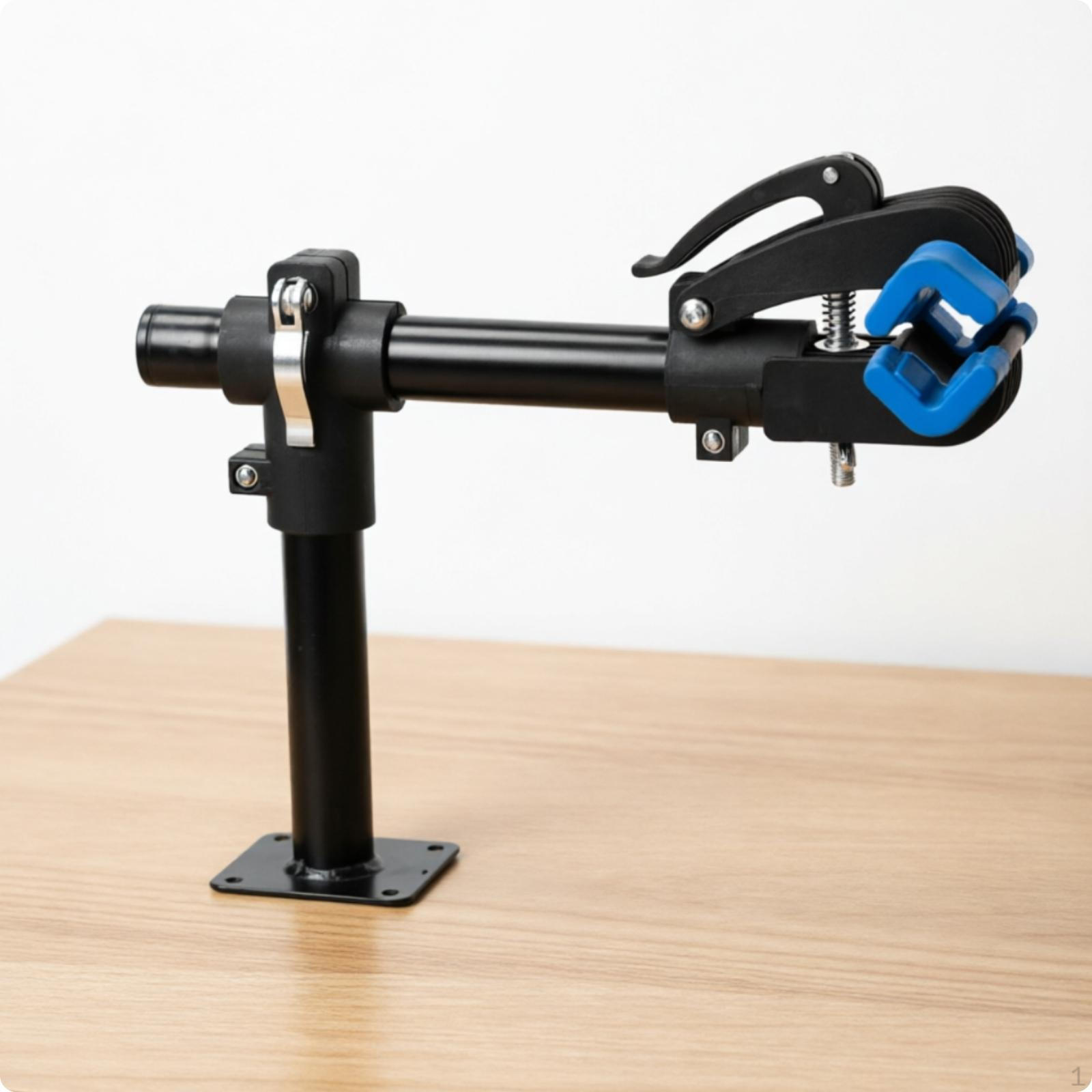 Wall-Mounted Bike Repair Stand and Nylon Clamp Rack