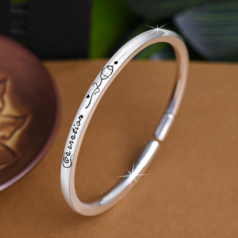 2023 New 925 Sterling Silver High Quality Simplicity Bead Romance Bracelet Chain For Woman Engagement Party Wedding Jewelry