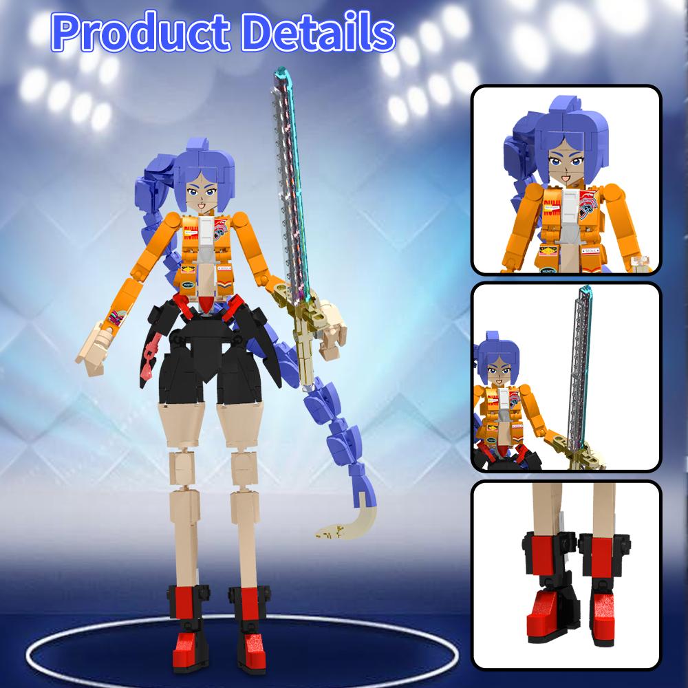 MOC Cacciatori di Streghe Tigretta Buffa & Gazza Set di Blocchi da Costruzione Giocattolo Assemblabile Creativo Decorazione da Scrivania Regalo per Fan