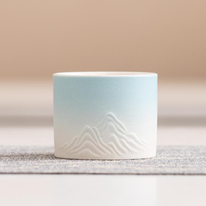 

Light luxury Guochao four-season tea tea cup master cup high-end tea cup gift box set tea set accompanying gift