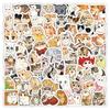 82Pcs New Cute Cat Graffiti Stickers Creative Animal Cartoon Decal Diy Luggage Phone Guitar Scrapbook Waterproof Sticker Kid Toy