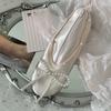 Sturdy Satins Ballet Shoe Makeup Case Roomy Interior Star Accents Jewelry Organizers For Women Accessories