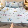 New Cute 3-Piece Ice Vine Cooling Mat Pillowcase & Bed Sheet Set with Digital Print - Spring/Summer