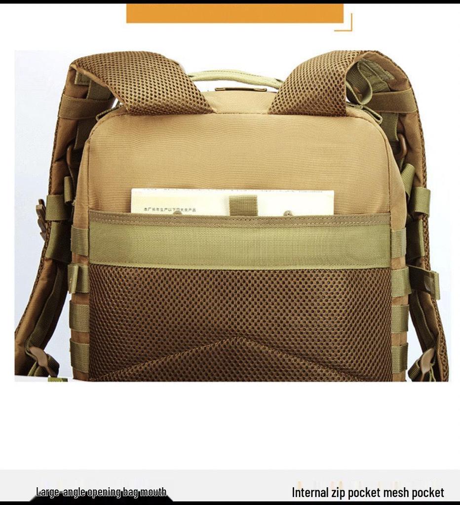 Outdoor Tactical Camouflage Waterproof Hiking Backpack, 45L