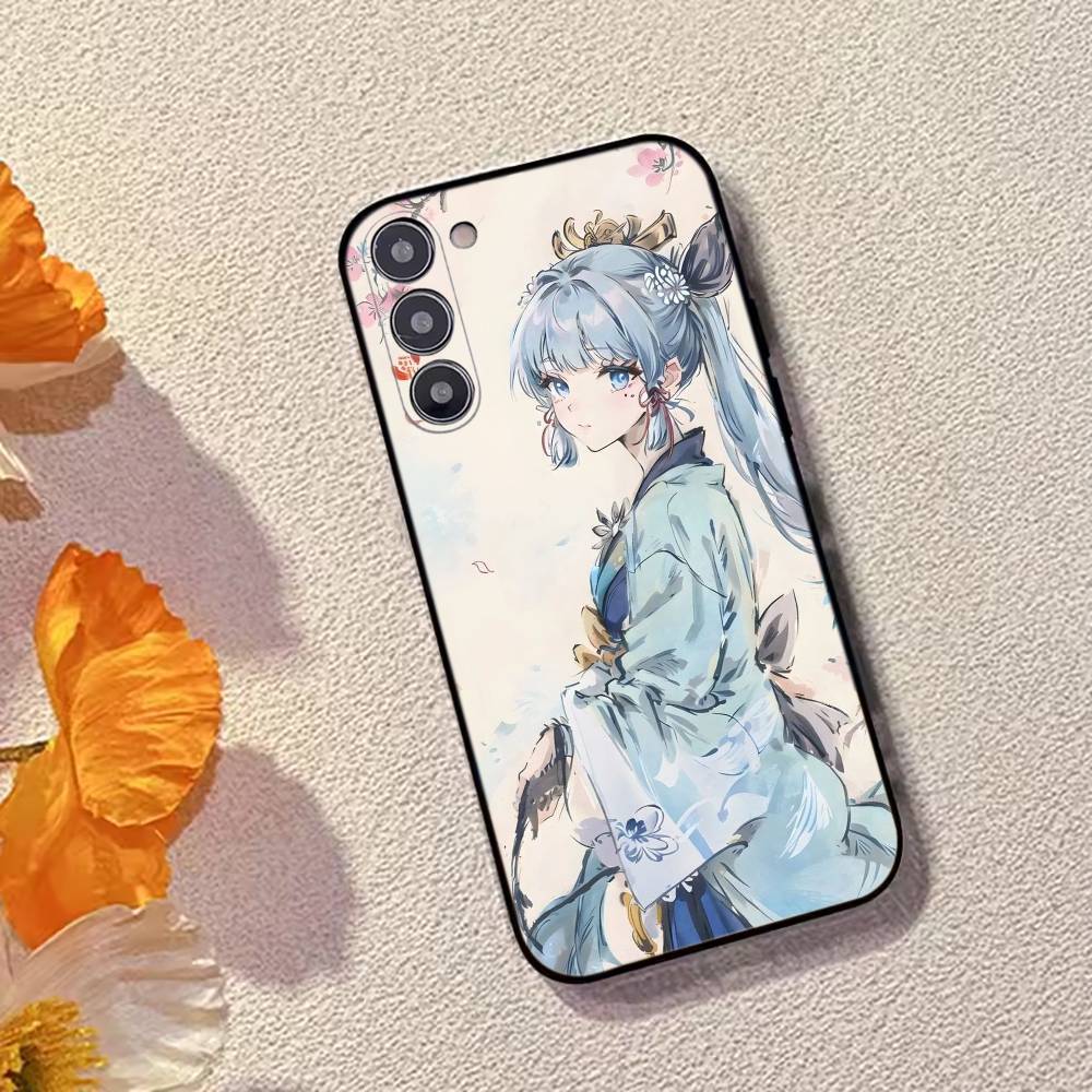 Genshin Impact K-Kamisato A-Ayaka Phone Case Silicone Soft For Samsung Galaxy A73,A72,A71,A70,A53,A52,A51
