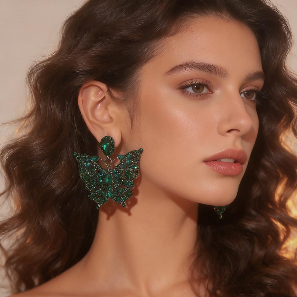 Animal Zodiac Water Drop Butterfly Earrings For Women In Summer