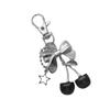 Fashionable Cherrys Bag Charm Keychain for Women with Sturdy Alloy Materials Designs for Purses Handbags Backpacks