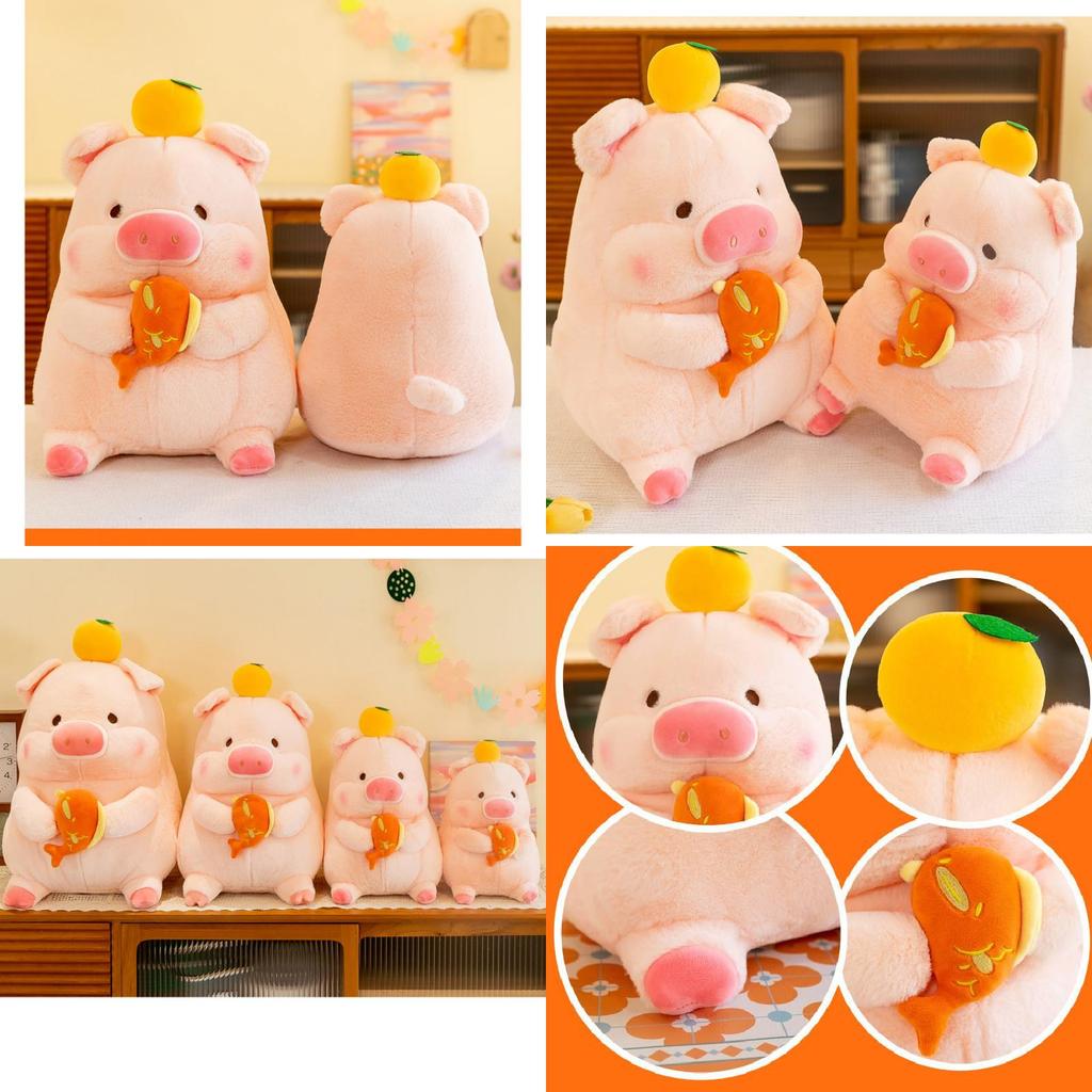 Cute Banana Pig Plush Toy Stuffed Animal Doll Wholesale Koi Pig Pillow Children's Gift