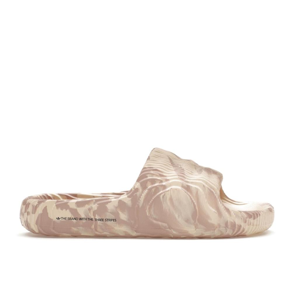 Adidas Adilette 22 Nazouváky Sand Strata Wonder Taupe Unisex Tenisky Krémová Jádrově černá HP6516