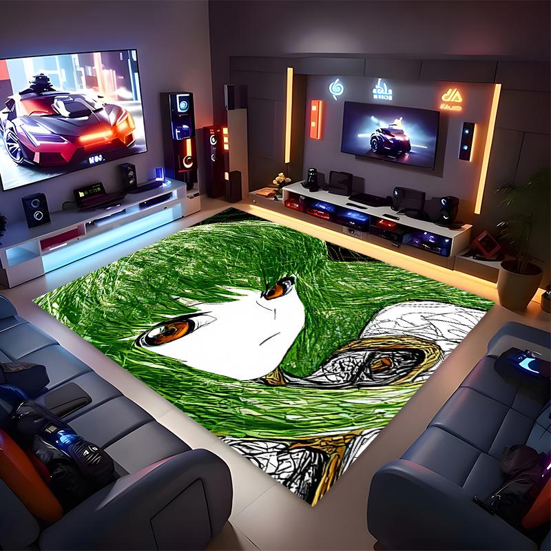 Anime Code Geass Printed Absorbent Washable Carpet,Non-Slip Bathroom Mats,Kitchen Rugs,Living Room Entrance,Camping Picnic Rugs